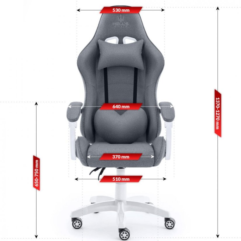 Gaming-Stuhl Rainbow Gray Mesh