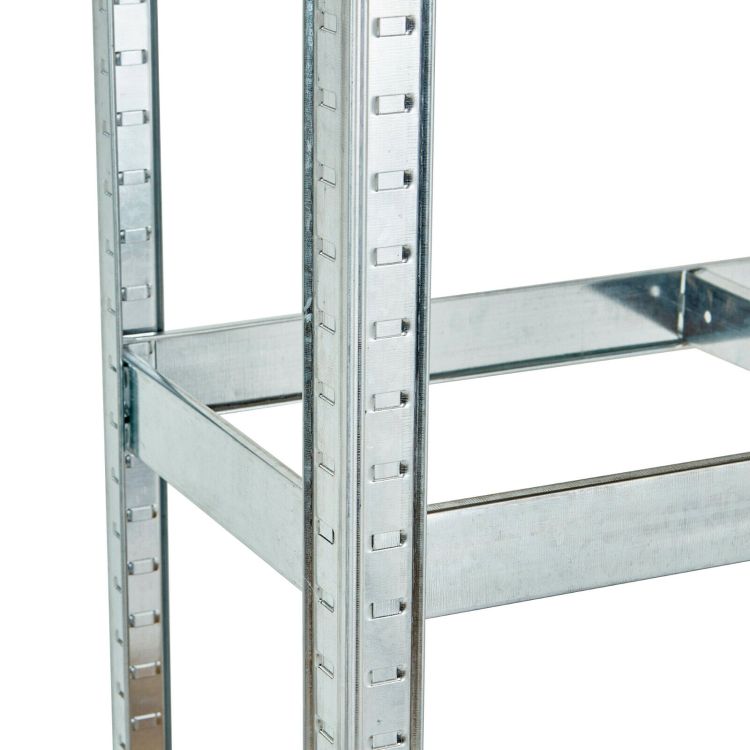 Stabilní kovový regál s 5 policemi 180 x 90 x 30 cm