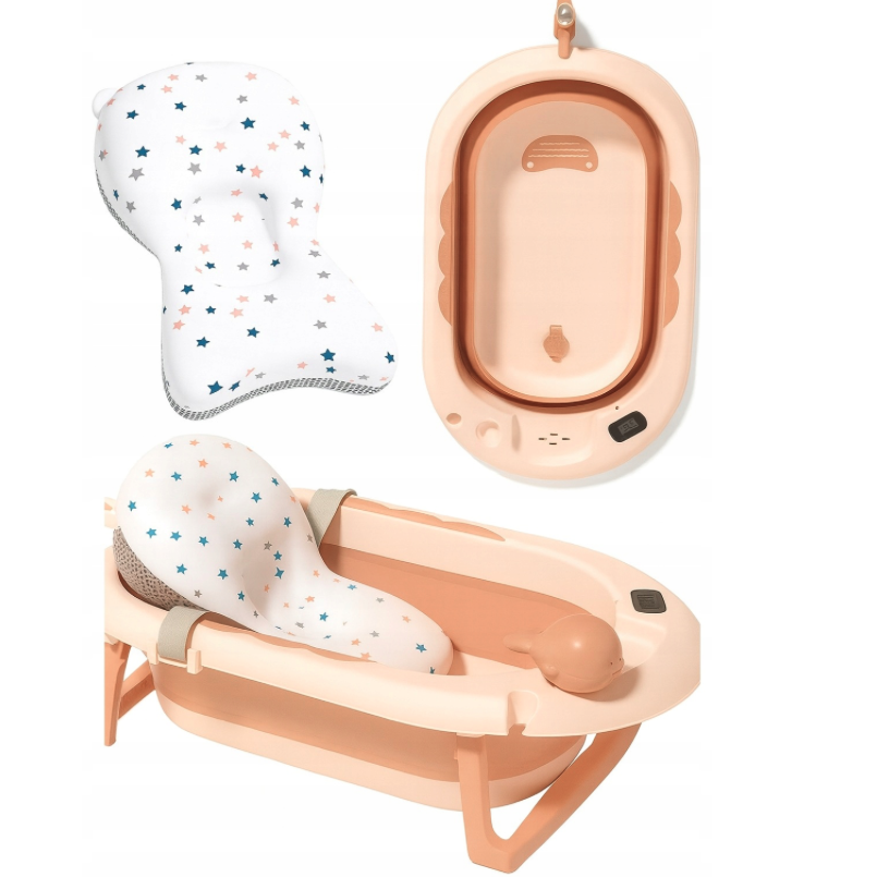 Összecsukható babakád VAIANA PREMIUM párnával - több színben