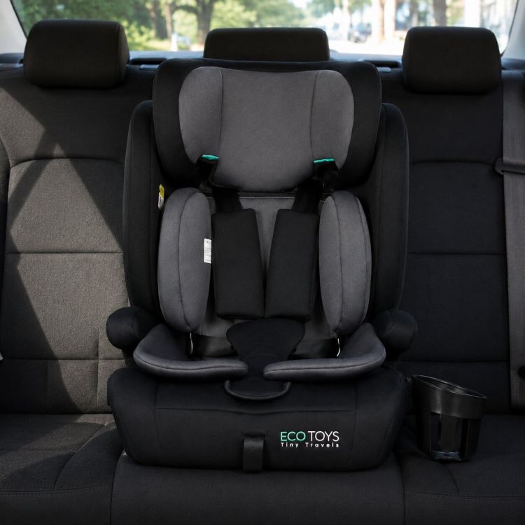 Nastaviteľná autosedačka pre deti 76–150 cm s držiakom na pohár