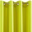 Zöldes-sárga sötétítő függöny ringliken - Méret: Hossz: 250 cm