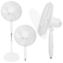 Ventilator stand cu 5 pale - alb 45 W