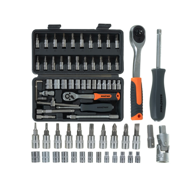 Set de unelte Bigstren cu 46 de piese în trusă