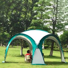 Pavilon sátor kerti piknikhez 3,5 x 3,5 m zöld