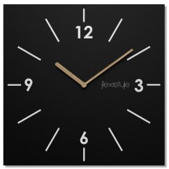 Wanduhr SCANDIC 30 cm - schwarz