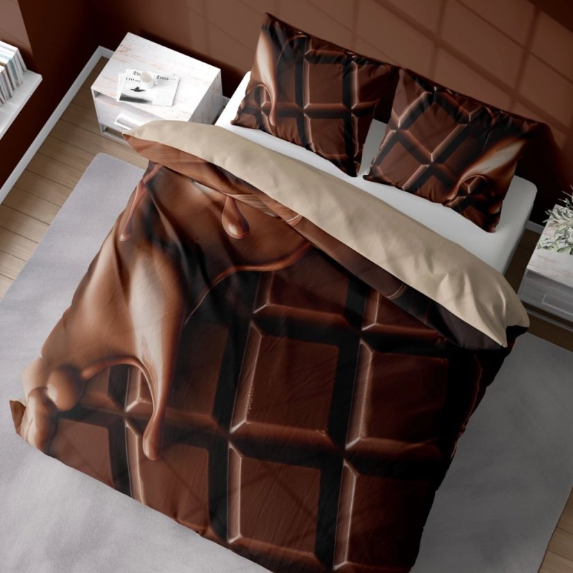 Posteljina od mikrovlakana - smeđa za ljubitelje čokolade