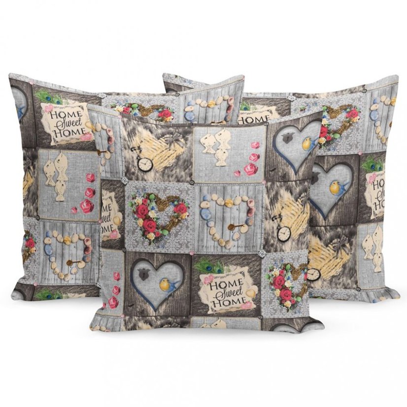 Hnedá obliečka s domácimi vzormi