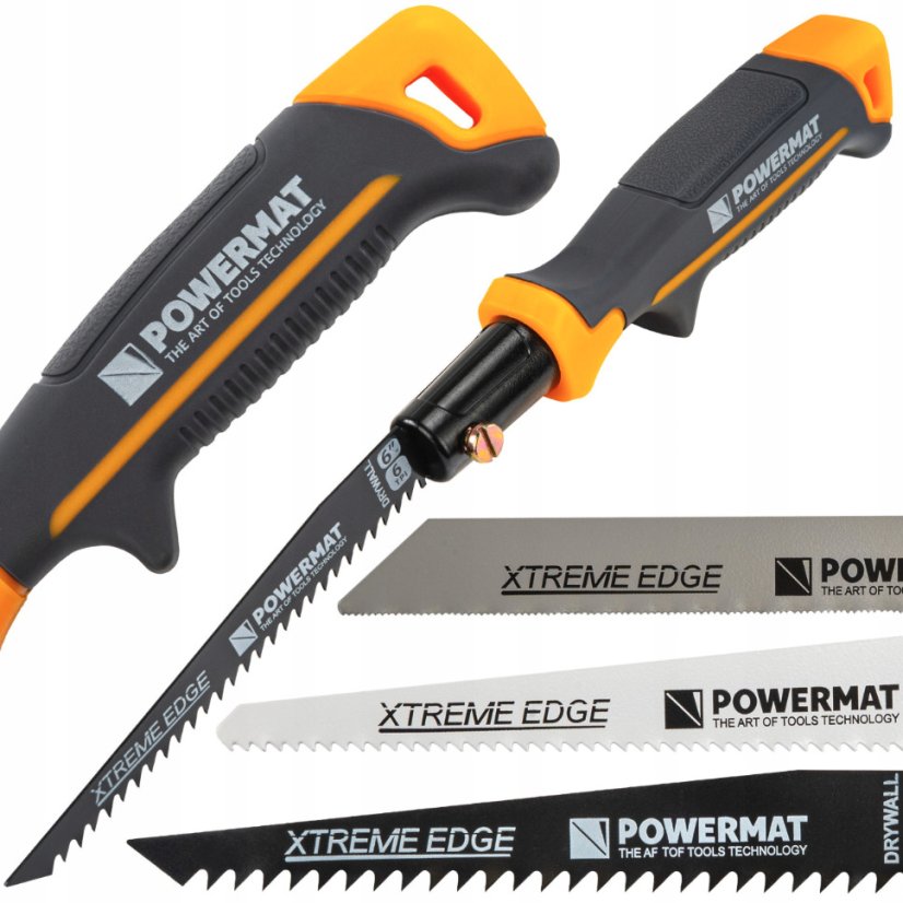 Skladacia ručná píla 3v1 PM-PRU-3W1T - na drevo, kov a sadrokartón, 310 mm