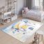 Kinderteppich mit einem Märchenschlossmotiv - Die Größe des Teppichs: Breite: 80 cm | Länge: 150 cm