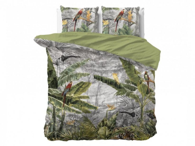 Moderné posteľné obliečky s motívom džungle 220 x 240 cm