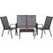 Set de mobilier de grădină în negru