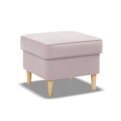 Stylový a pohodlný růžový taburet