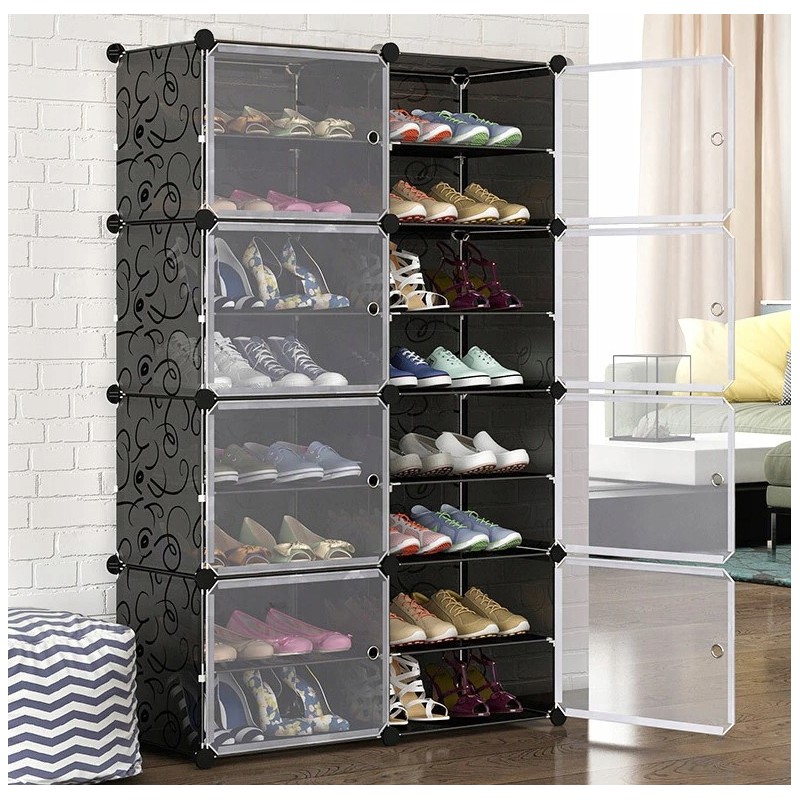 Priehľadný organizér,  úložný box na topánky