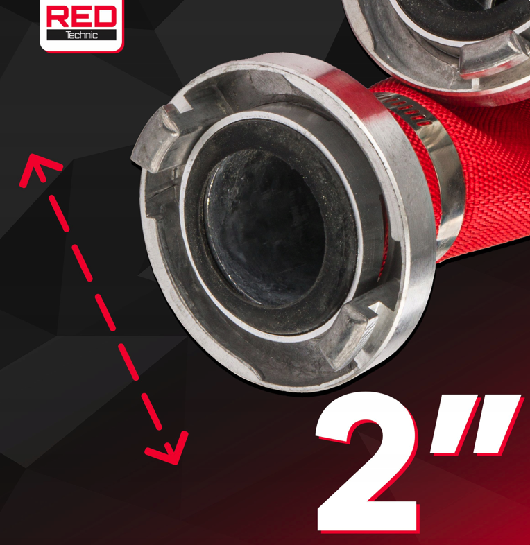 Tűzoltótömlő RED TECHNIC 2"