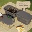 Coș de picnic pliabil 3in1