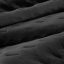 Jednobarevný přehoz černé barvy z matné tkaniny
