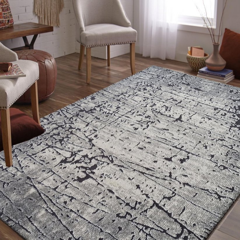 Abstraktný koberec v zemitých farbách - Rozměr koberce: Šířka: 80 cm | Délka: 150 cm