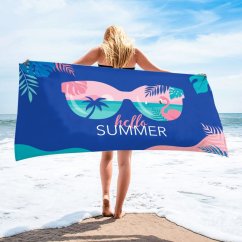 Prosop de plajă HELLO SUMMER 150 x 70 cm