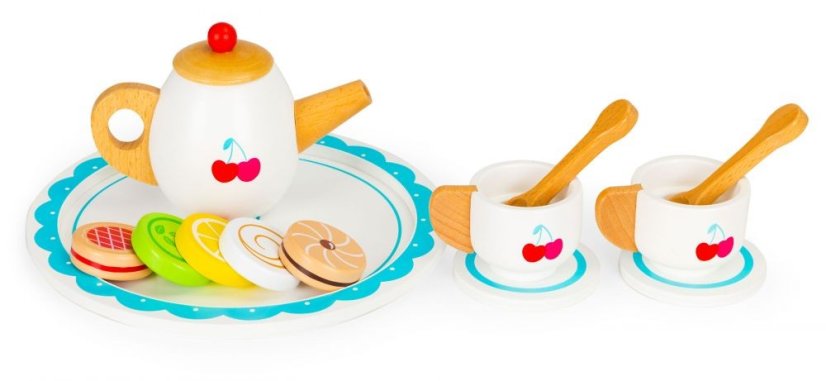 Set na přípravu čaje - doplněk k dřevěné kuchyňce