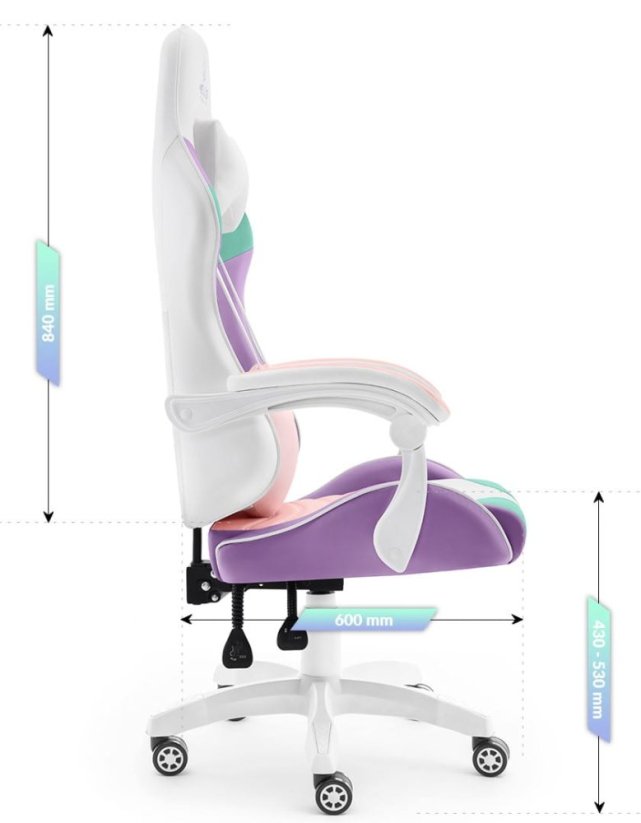 Scaun de gaming Rainbow Mint