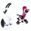 Dreirad, Kinderwagen in dunkelrosa ECOTOYS Dreirad, Kinderwagen in dunkelrosa ECOTOYS
