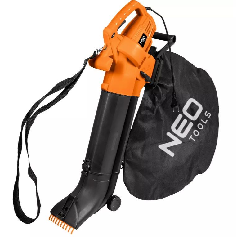 Aspirator de grădină, suflător de frunze și tocător 3500 W, sac de colectare 45 l