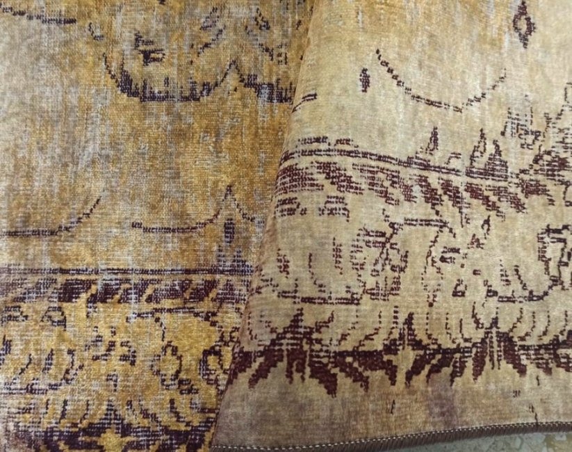 Vintage szőnyeg arany - Méret: Szélesség: 120 cm | Hossz: 170 cm