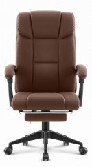Офис стол HC-1029 BROWN с поставка за крака