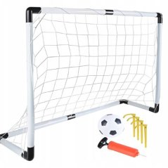 Futbalová bránka pre deti – bránka, lopta, pumpa a kolíky