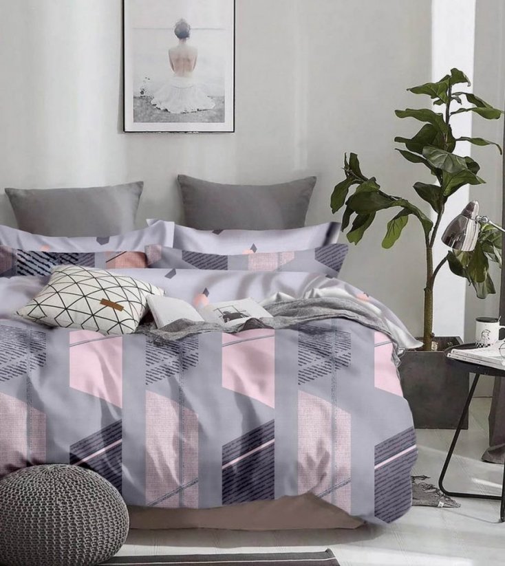 Kényelmes mikroszálas ágynemű lila színben