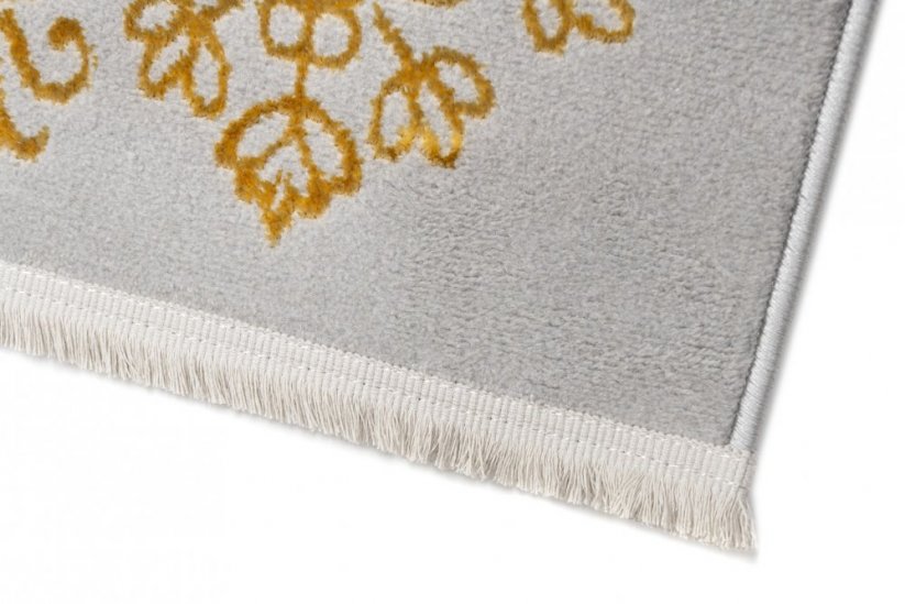 Модерен сив килим с ориенталски модел