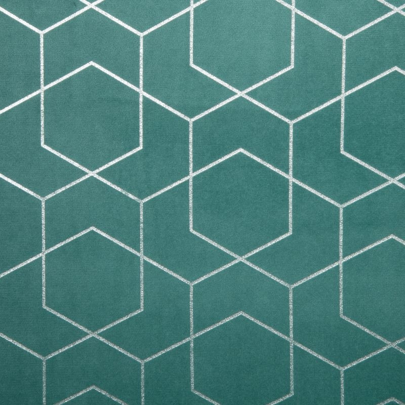 Egyszínű sötétítő függöny geometrikus mintával 135 x 250 cm