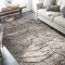 Luxusní koberec do obývacího pokoje s abstraktním motivem listí