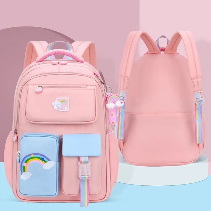 Vodoodolný školský batoh pre dievčatá