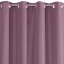 Tamno ružičasta gotova zavjesa s visilicama na krugovima 140 x 250 cm