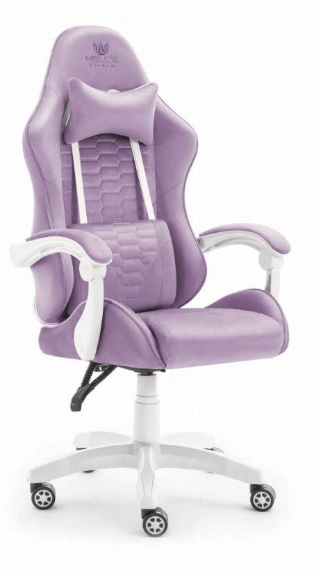 Sedia da gioco HC-1000 PURPLE - tessuto di velluto