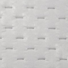 Cuvertură de pat matlasată decorativă albă