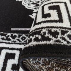 Moderner Teppich mit griechischem Haste Meander-Muster