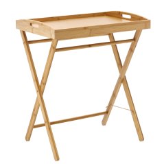 Jídelní stůl k posteli se skládacími nohami - 2v1