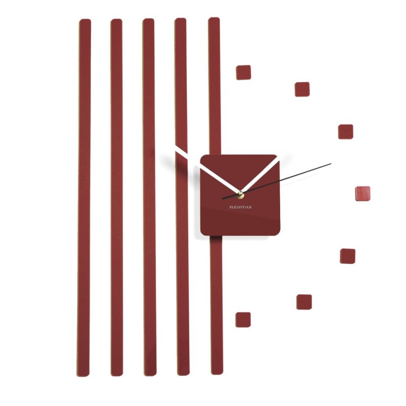 Nalepovacie nástenné hodiny do obývačky