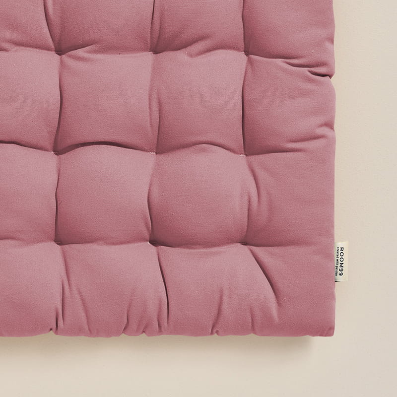 Kunstvolle rosa Baumwolle Stuhl Kissen