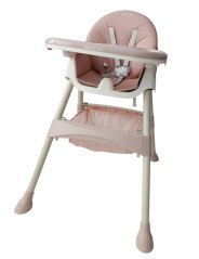 Klappbarer Hochstuhl 4in1 – rosa