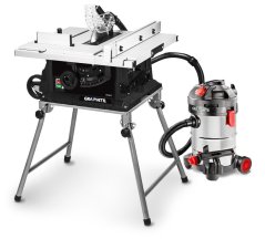 Stolní pila na dřevo s mobilním stolem 59G823 GRAPHITE - 1600 W