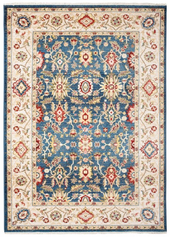 Kék vintage szőnyeg keleti stílusban - Méret: Szélesség: 120 cm | Hossz: 170 cm