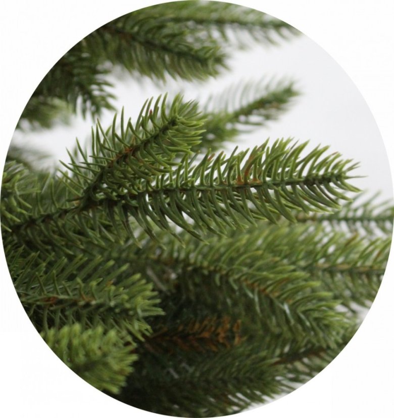 Krásny umelý vianočný stromček zelený smrek 230 cm