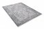 Moderní bílý a šedý designový interiérový koberec se vzorem - Rozměr koberce: Šířka: 80 cm | Délka: 150 cm
