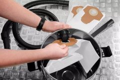 Sacchetti di ricambio per aspirapolvere industriale per aspirazione a umido e a secco 1600 W, 35 l - 5 pz.