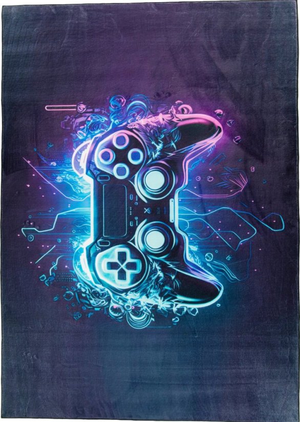 Protišmykový koberec pre chlapcov s herný dizajnom