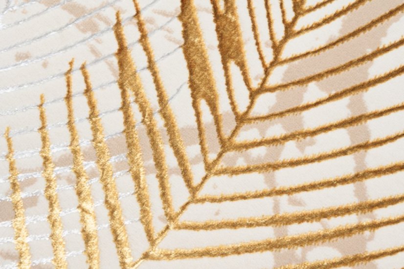 Luxusný koberec s listami Golden