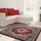 Roter Teppich mit orientalischem Muster